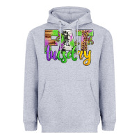 Heather Grey fat tuesday mardi gras Heavyweight Hoodie - Jasminsmagicworld