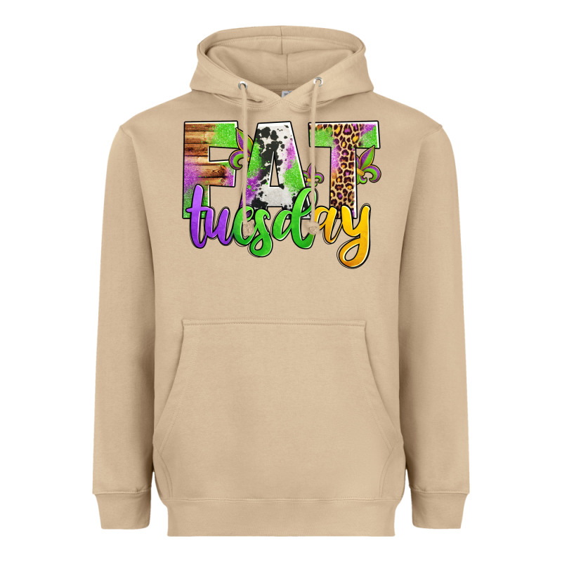 Fat Tuesday Mardi Gras Heavyweight Hoodie by Jasminsmagicworld | Teevron