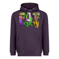 Plum fat tuesday mardi gras Heavyweight Hoodie - Jasminsmagicworld