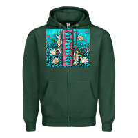 Sports Green turquoise leopard mama Zipper Hoodie - AdoDesignShop