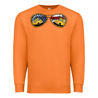 Carrot bus driver american sunglasses Premium Sweatshirt - Jasminsmagicworld