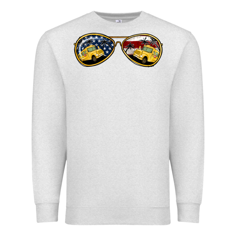 Bus Driver American Sunglasses Premium Sweatshirt by Jasminsmagicworld | Teevron
