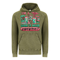 Vintage Olive im a nurse whats your superpower Vintage Hoodie - RanaPortraitStore