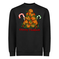 Black Merry Christmas Basketball Heavyweight Sweatshirt - RanaPortraitStore