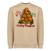 Mushroom Merry Christmas Basketball Heavyweight Sweatshirt - RanaPortraitStore
