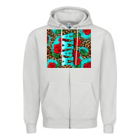 Dove Grey rose leopard mama Zipper Hoodie - AdoDesignShop
