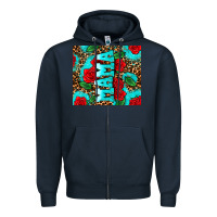 Navy rose leopard mama Zipper Hoodie - AdoDesignShop
