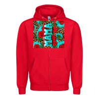 Red rose leopard mama Zipper Hoodie - AdoDesignShop