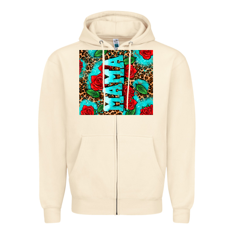 Rose Leopard Mama Zipper Hoodie by AdoDesignShop | Teevron