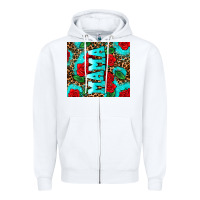 White rose leopard mama Zipper Hoodie - AdoDesignShop