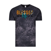 Cloud Black blessed life Vintage Tee - Zillion Design Studio