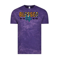 Cloud Purple blessed life Vintage Tee - Zillion Design Studio