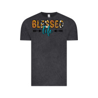 Vintage Black blessed life Vintage Tee - Zillion Design Studio