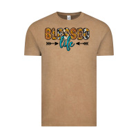Vintage Coffee blessed life Vintage Tee - Zillion Design Studio