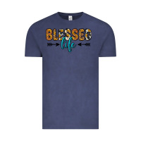 Vintage Denim blessed life Vintage Tee - Zillion Design Studio