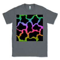 Charcoal Heather cow glitter seamless pattern Classic Tee - BundleAndBundleShop