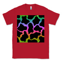 Red cow glitter seamless pattern Classic Tee - BundleAndBundleShop