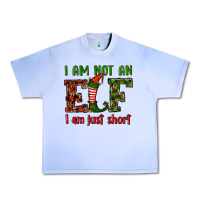 Grape Ice i am not an elf i am just short christmas Urban Heavy Tee - RanaPortraitStore