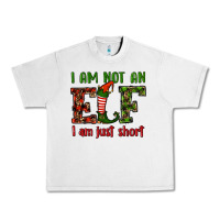 Lunar Rock i am not an elf i am just short christmas Urban Heavy Tee - RanaPortraitStore