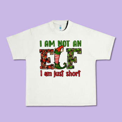 I Am Not An Elf I Am Just Short Christmas Urban Heavy Tee Designed By Ranaportraitstore