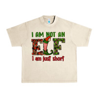 Sandshell i am not an elf i am just short christmas Urban Heavy Tee - RanaPortraitStore