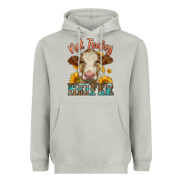 Heifer With Sunflowers Heavyweight Hoodie | Teevron