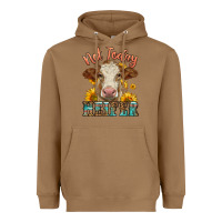 Toasted Coconut heifer with sunflowers Heavyweight Hoodie - LillyAllenDesigns