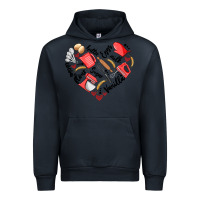 Navy bake tools heart Urban Hoodie - Artiststas
