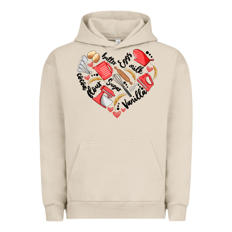 Bake Tools Heart Urban Hoodie by Artiststas | Teevron