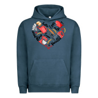 Pigment Midnight Navy bake tools heart Urban Hoodie - Artiststas