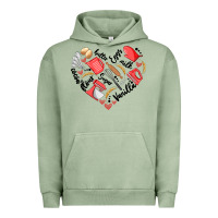 Pigment Oil Green bake tools heart Urban Hoodie - Artiststas