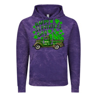 Cloud Purple happy st. patricks day shamrock farm truck Vintage Hoodie - RanaPortraitStore