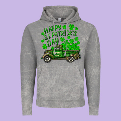 Happy St. Patricks Day Shamrock Farm Truck Vintage Hoodie Designed By Ranaportraitstore