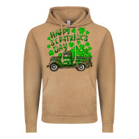 Vintage Camel happy st. patricks day shamrock farm truck Vintage Hoodie - RanaPortraitStore