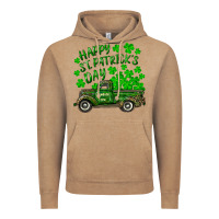 Vintage Coffee happy st. patricks day shamrock farm truck Vintage Hoodie - RanaPortraitStore