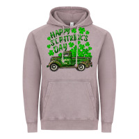 Vintage Zinc happy st. patricks day shamrock farm truck Vintage Hoodie - RanaPortraitStore