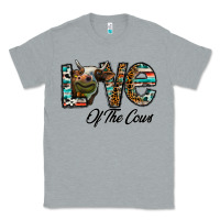 Heather Grey lov of thecows Classic Tee - CowhideDigitalArt