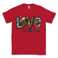 Red lov of thecows Classic Tee - CowhideDigitalArt