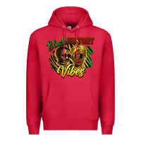 Cardinal black history vibes Premium Hoodie - NancyCooperArtShop