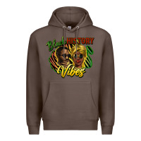 Coffee black history vibes Premium Hoodie - NancyCooperArtShop
