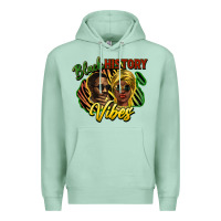 Seafoam black history vibes Premium Hoodie - NancyCooperArtShop