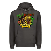 Smoke black history vibes Premium Hoodie - NancyCooperArtShop