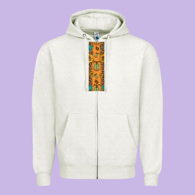 Pumpkin Fall Zipper Hoodie Designed By Bundleandbundleshop