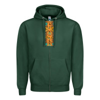 Sports Green pumpkin fall Zipper Hoodie - BundleAndBundleShop