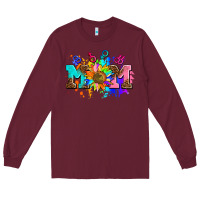 Burgundy pride lesbian gay mom sunflower Long Sleeve Tee - AdoDesignShop