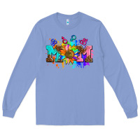 Colony Blue pride lesbian gay mom sunflower Long Sleeve Tee - AdoDesignShop