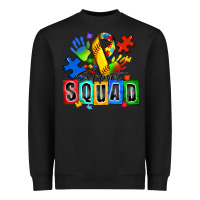 Black softball support squad autism Heavyweight Sweatshirt - Zillion Design Studio