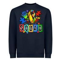 Navy softball support squad autism Heavyweight Sweatshirt - Zillion Design Studio