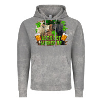 Cloud Rock lets get lucked up charolais and black angus bull Vintage Hoodie - RanaPortraitStore