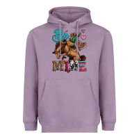 Lavender be mine cowboy rodeo valentines day Heavyweight Hoodie - Jasminsmagicworld